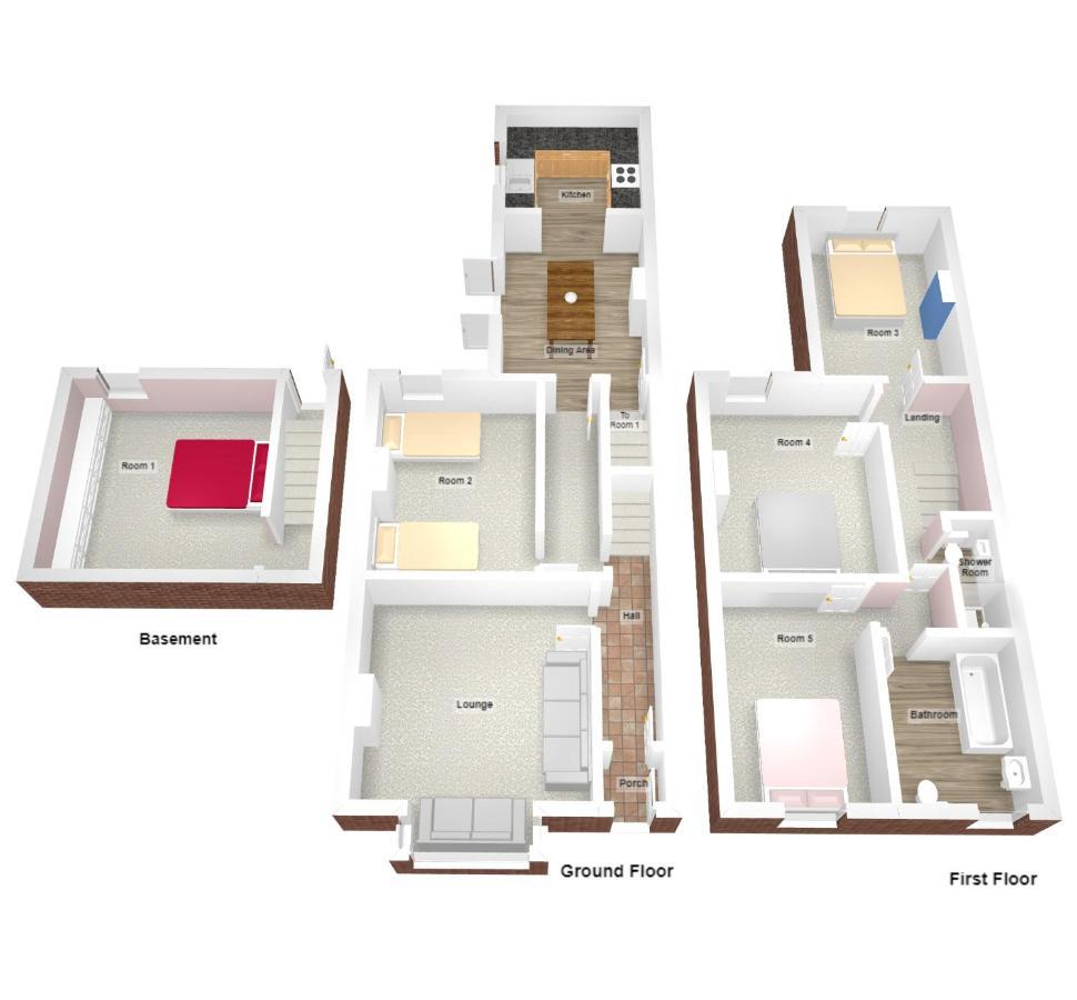 London House By Yourstays - 5 Bedroom House In Newcastle-under-lyme Holiday home